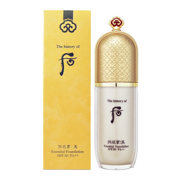 WHOO后 金鐏玉帛防曬精華粉底露 SPF30 PA++40ml【Pinku】