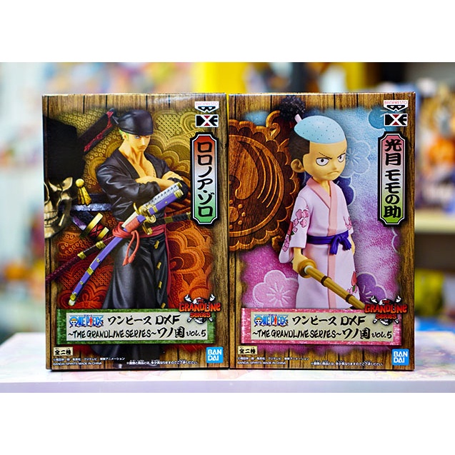 ☆DumpyToy☆ 現貨 日版 金證 景品 航海王 海賊王 DXF 和之國 vol.5 索隆 光月桃之助