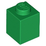 LEGO 樂高 綠色 1x1 磚塊 顆粒 基本磚 Green Brick 300528 3005