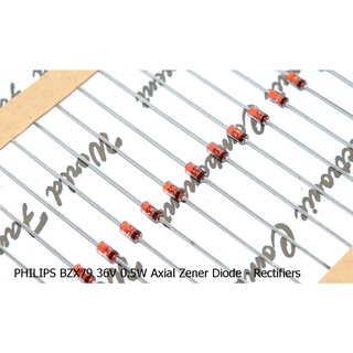 1個 飛利浦PHILIPS BZX79 36V 0.5W 基納二極體 Zener Diode / ZD