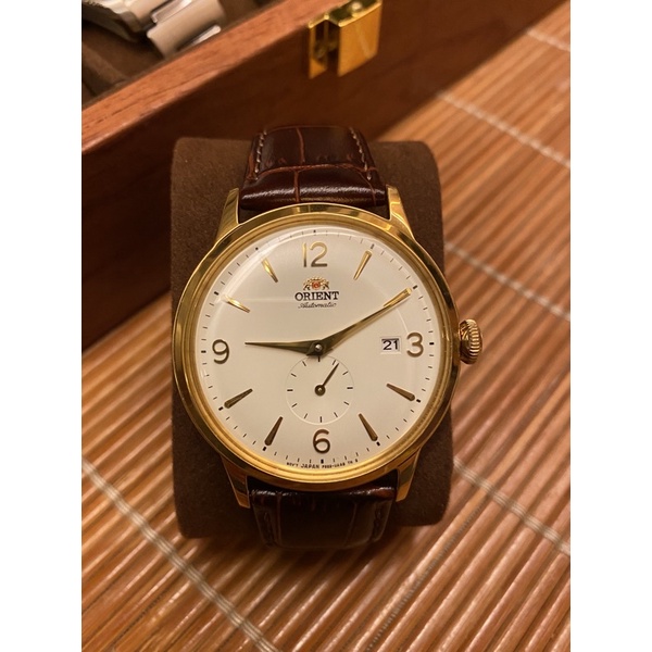 Orient Bambino Small Seconds 東方 男 機械錶 復古 金 RA-AP0004S