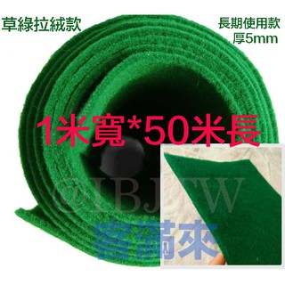 可開發票 森林系婚禮 草綠色拉絨地毯 1*50米 厚5mm 長期使用可清洗 婚禮喜慶 走道 人工草皮AIGW客滿來