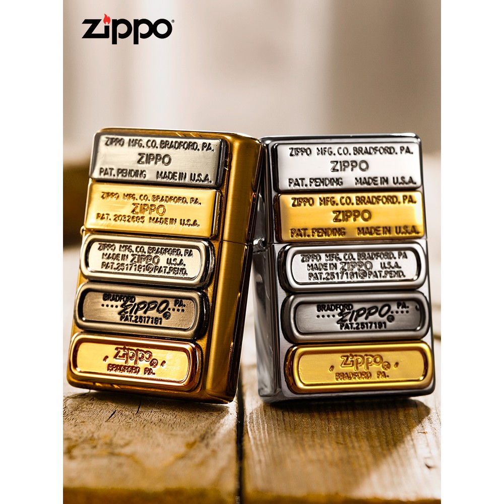 個性復古打火機 打火機zippo正版1937復刻貼章五代標zp男士煤油火機zppo美國原裝 蝦皮購物