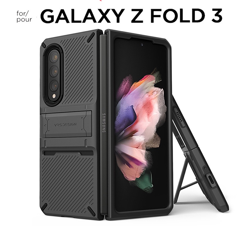 韓國正品VRS DESIGN三星Galaxy Z Fold3 5G手機殼Z Fold 3支架防摔防滑保護殼