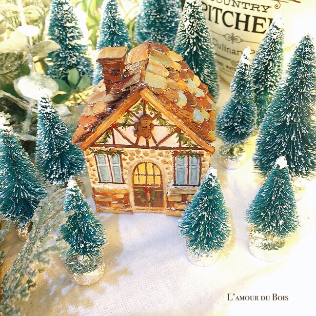 愛森林  聖誕裝飾 迷你聖誕樹 雪樹 袖珍屋裝飾 森林家族擺飾 -三種尺寸