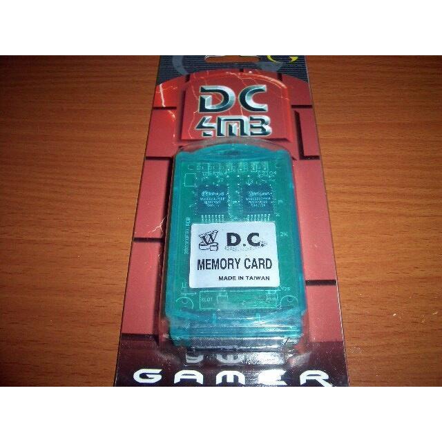Dreamcast (DC) 主機 大容量４ＭＢ記憶卡 ~ 快速方便切換 ~另有 手把 把手 格鬥搖桿 光線槍 VGA