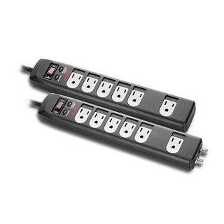 8#美國APC P66SVB 6尺延長線,開關6插座3孔電源過載保護,第4臺有線電視防雷擊1080焦耳+防突波+接地偵測