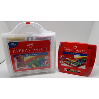 【黑麻吉】輝柏 Faber-Castell 粗芯 粉蠟筆 油性 25色 50色 粉彩條 蠟筆 124025 125060