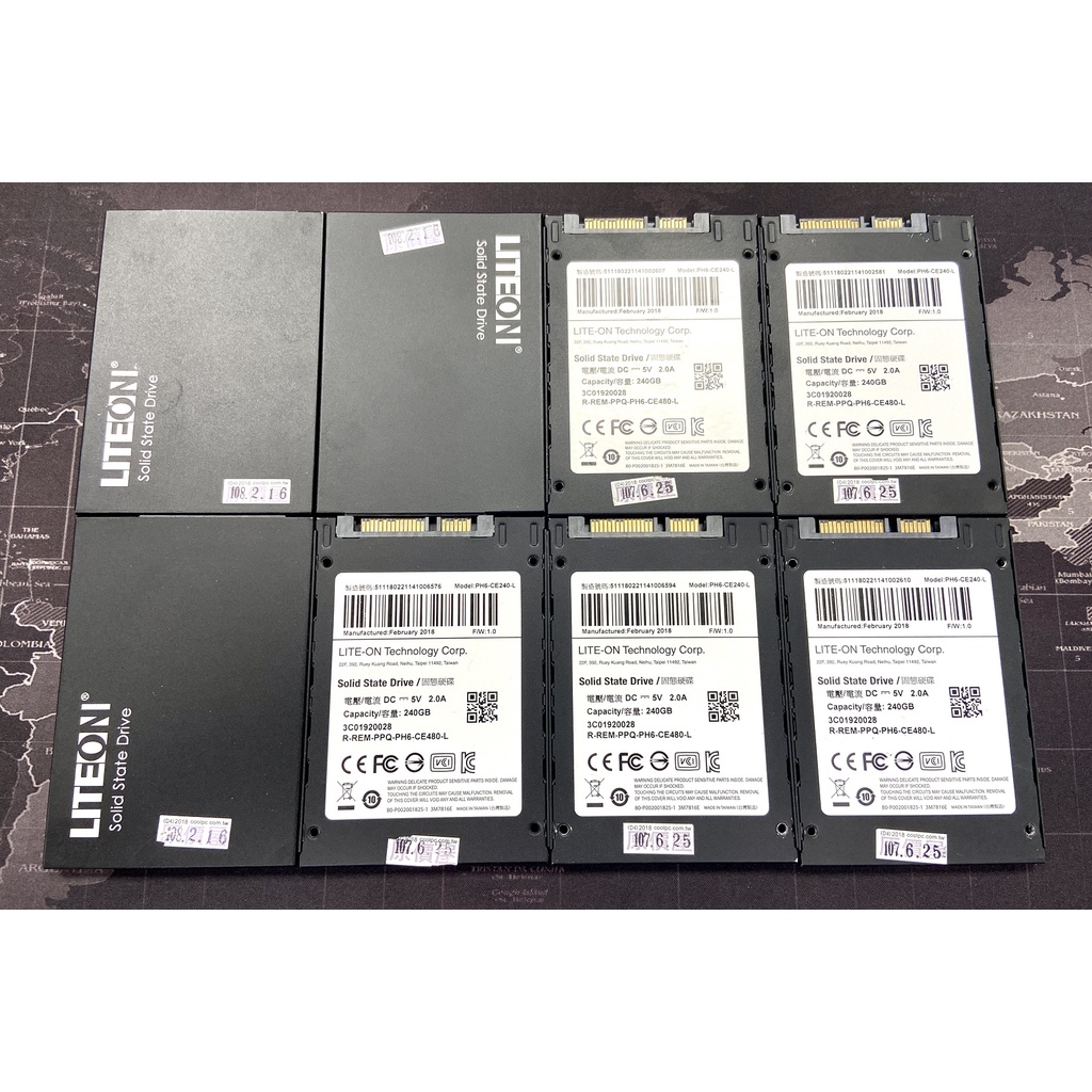 Liteon 光寶 240G SSD固態硬碟 8顆打包