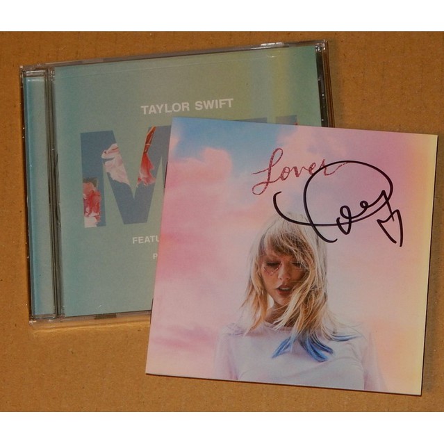 Taylor Swift 泰勒絲 - Lover 情人 官網限定簽名歌本+ME全新未拆單曲CD