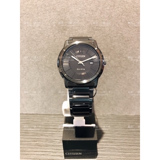 CITIZEN 星辰三PAIR系列 光動能荒野世紀黑鋼帶腕錶 42mm AW1217-83E