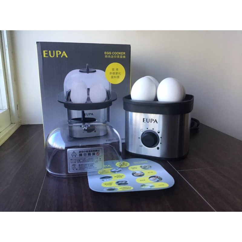 現貨 EUPA 優柏 多功能迷你蒸蛋器 蒸蛋神器 溫泉蛋 糖心蛋 全熟蛋 健身 輕飲食 沙拉 煮蛋機