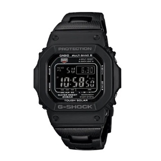 【CASIO 卡西歐】G-SHOCK 世界六局電波太陽能數位電子錶-黑 GW-M5610BC-1JF