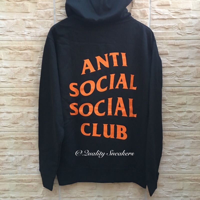 Quality Sneakers - Anti Social Social Club ASSC Hoodie 黑橘 帽T