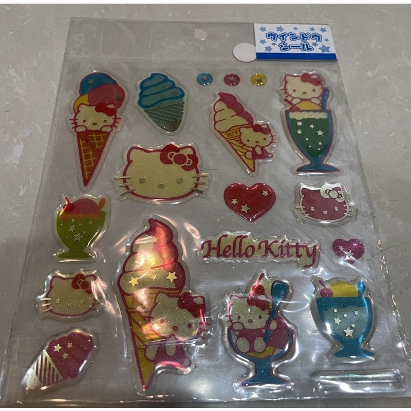 Sanrio Hello Kitty冰淇淋系列立體貼紙