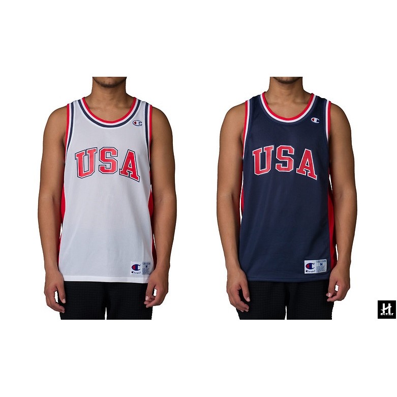 champion usa mesh jersey tank top
