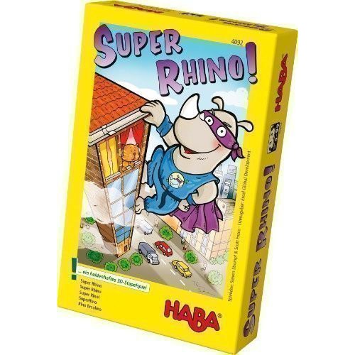 【亮菁菁】Super Rhino 蓋樓高手 超級犀牛 犀牛超人 桌遊