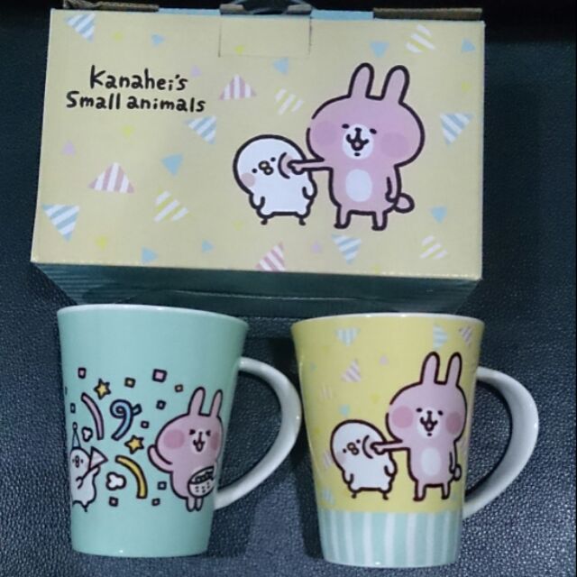 betty小豬-聯電股東會-全新kanaheis small animals卡娜赫拉的小動物陶瓷馬克杯(1組2入)咖啡杯