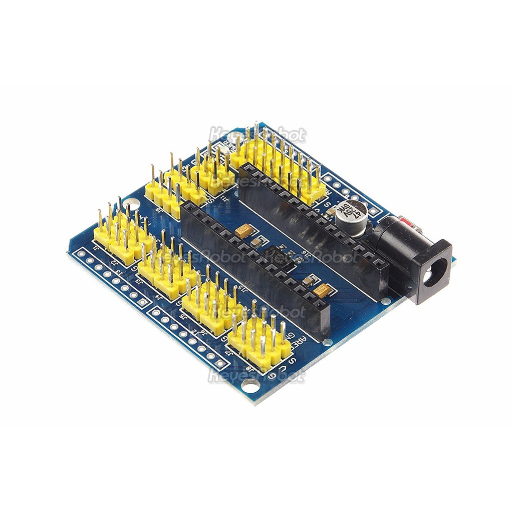 Arduino Nano Io 多功能擴展板支援外部電源方便接線uno R3 也適用 蝦皮購物