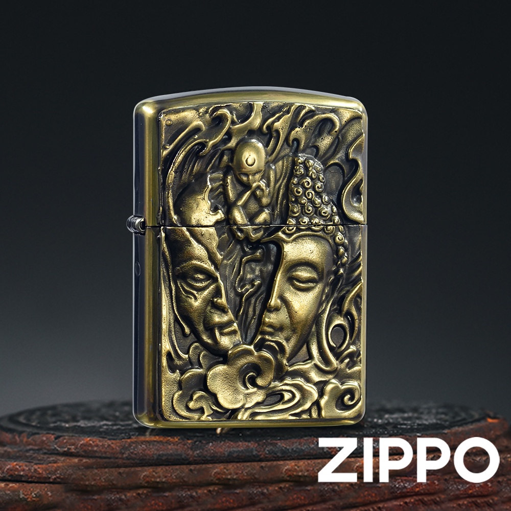 ZIPPO 佛魔一念之間(加厚版)防風打火機 Z-066 特別設計 官方正版 現貨 限量 禮物送禮 客製化 終身保固