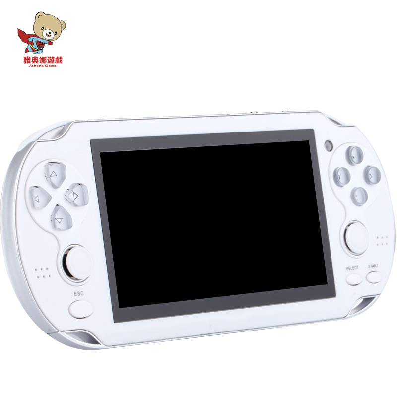 雅典娜 4.3寸大屏8G遊戲機 懷舊雙搖桿PSP掌上游戲機 復古X7遊戲掌機