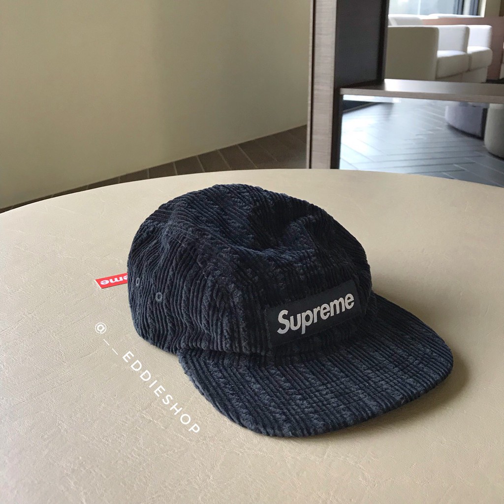 現貨 SUPREME WEEKEND 4 五分割帽 老帽 黑色 帽子 Camp Cap 五分割