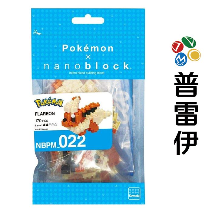 【周邊】Nanoblock 迷你積木 寶可夢 NBPM-022 火精靈/火伊布【普雷伊】