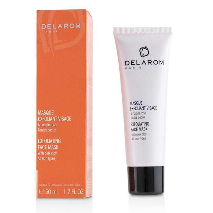 DELAROM - 粉紅泥溫和潔淨面膜 Exfoliating Face Mask