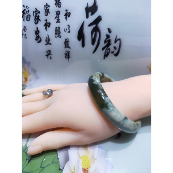 🍀【62岫玉花玉手鐲】🍀G093