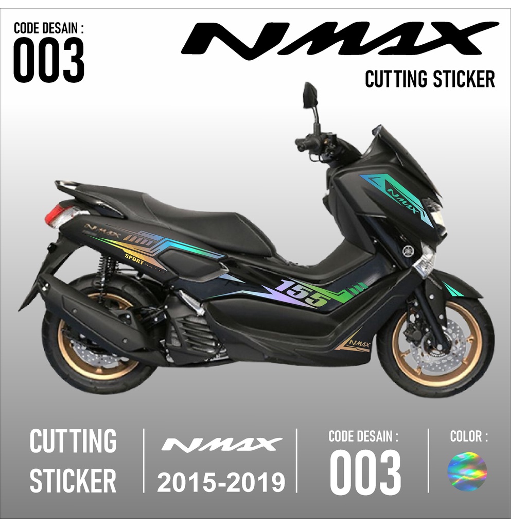 山葉 切割貼紙 Nmax 摩托車配件貼紙 Yamaha Nmax Old Antem 貼紙條紋 Lis 變體切割貼紙 N