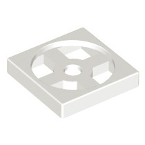 樂高 LEGO 白色 2x2 底座 旋轉 零件 3680 3679 White Turntable Plate Base