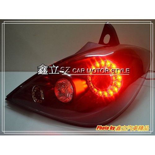 ※ 鑫立汽車精品 ※ TIIDA 07-12年 5D 日規 款 LED 黑底 尾燈 車尾燈