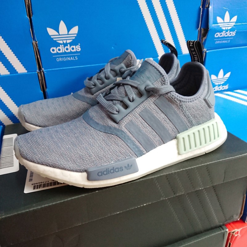 小八】adidas NMD R1 W Raw Steel 藍CQ2013 | 蝦皮購物