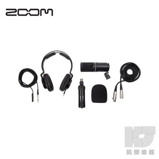 ZOOM ZDM-1 PMP Podcast Mic Pack 麥克風套裝 ZDM-1麥克風+ZHP-1耳機【凱傑樂器】