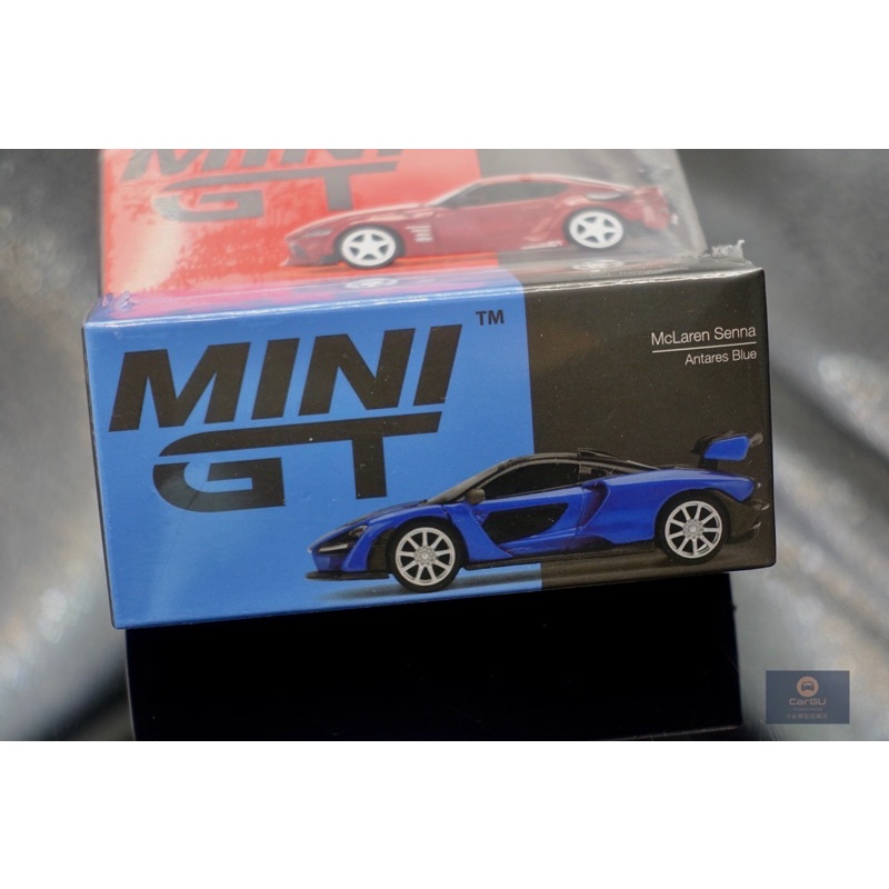 (竹北卡谷) Mini GT #232 1/64 McLaren Senna Antares Blue 藍 麥拉倫