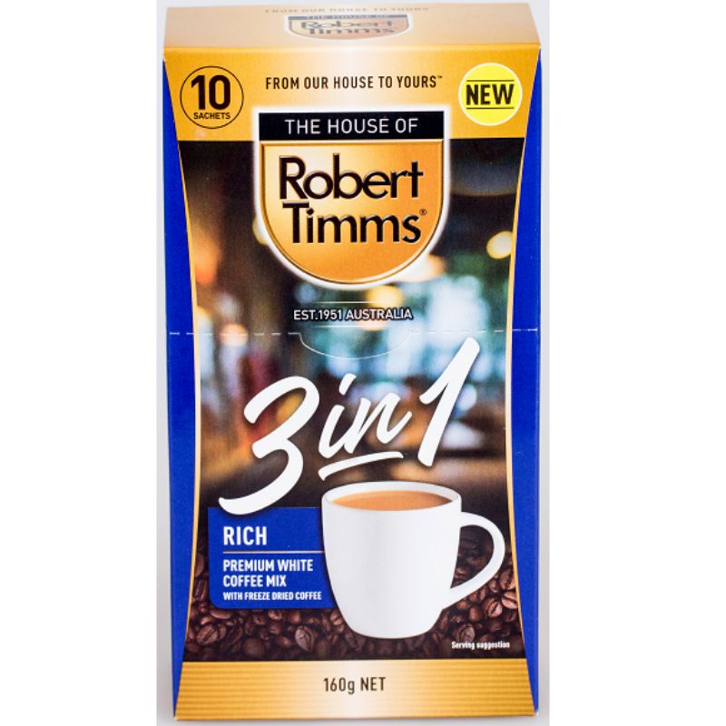【即期出清】Robert Timms濃郁三合一咖啡隨身包10入