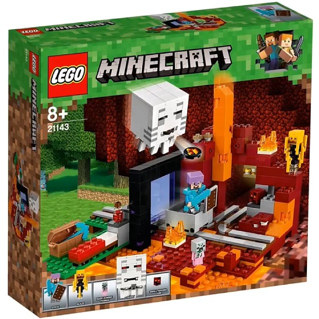 ［想樂］全新 樂高 Lego 21143 Minecraft 創世神 The Nether Portal