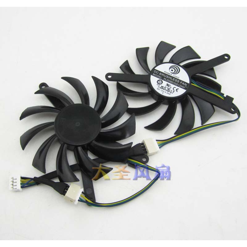 HK04*全新原裝EVGA GTX560TI 顯卡風扇 PLD08010S12HH DC 12V 0.35A