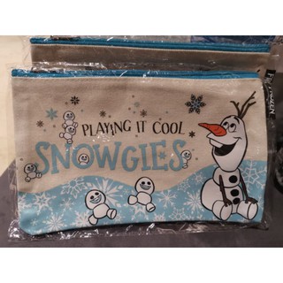 迪士尼 Disney 野獸國 Frozen 冰雪奇緣 Olaf 雪寶 收納袋 筆袋 化妝包 化妝袋 手機包 收納包 拉鍊