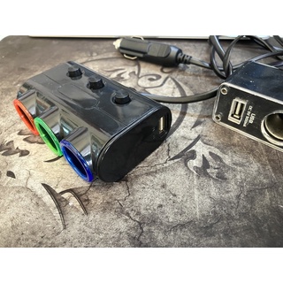 車用USB+點煙器擴充