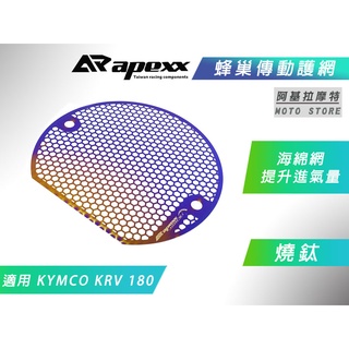 APEXX | KRV 燒鈦 傳動護片 傳動護網 小海綿 護網 傳動 海棉片 護片 適用 KRV180 KRV-180