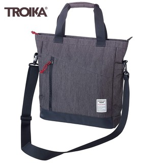 又敗家 德國TROIKA商務出差防水兩用登機箱包BBG52/GY(12公升;手提包+側揹包)事務包行李商務包公事包工作包