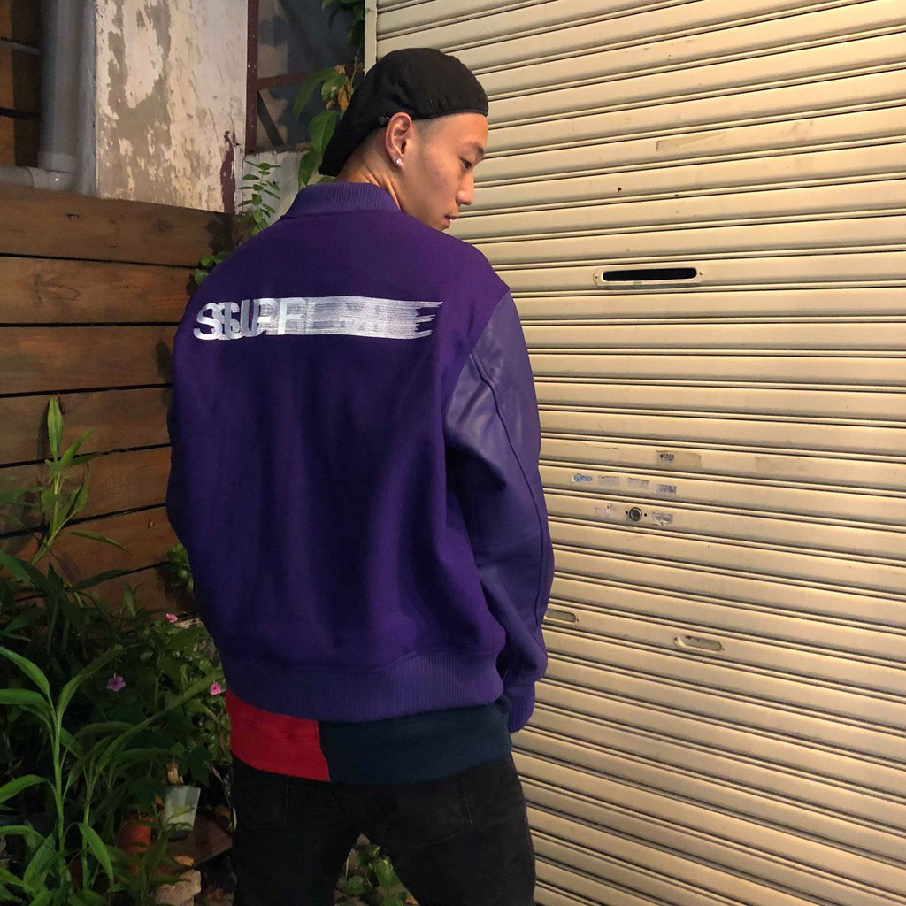 シュプリーム supreme モーション S varsity スタジャン ロゴ