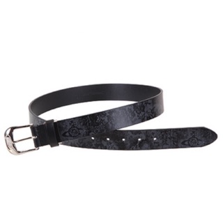 日本製!全新日本專櫃正品Vivienne Westwood 日版 銀色LOGO潑墨設計牛皮皮帶 4cm