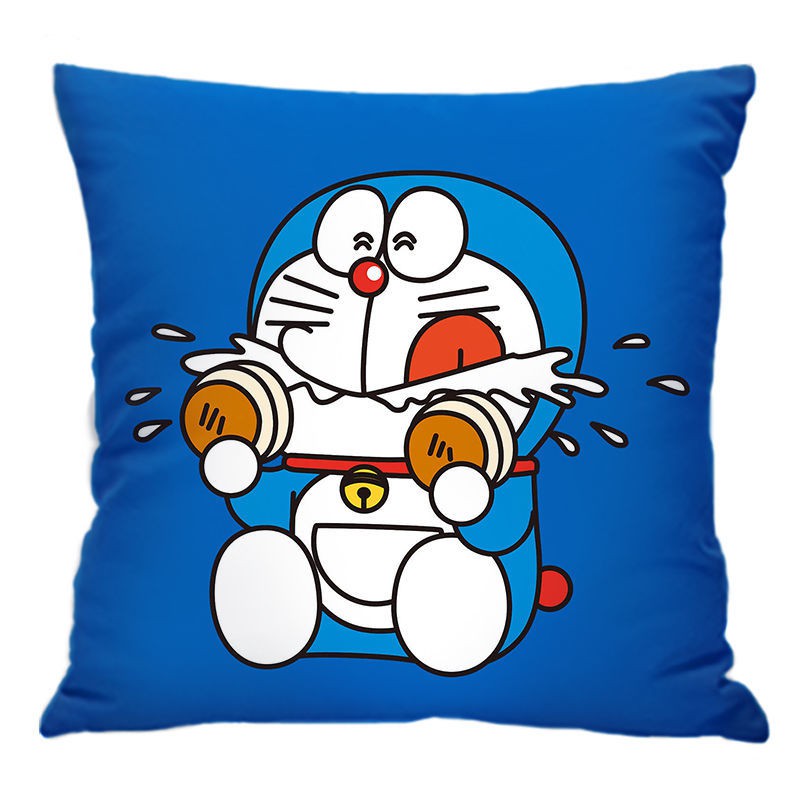 哆啦A夢藍胖子叮當貓卡通男女生可愛抱枕靠背墊兒童生日禮物抱枕