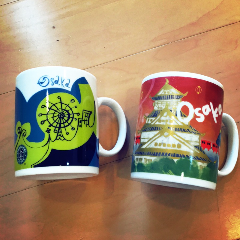 合售 Osaka city mug 大阪城市馬克杯 絕版品 星巴克