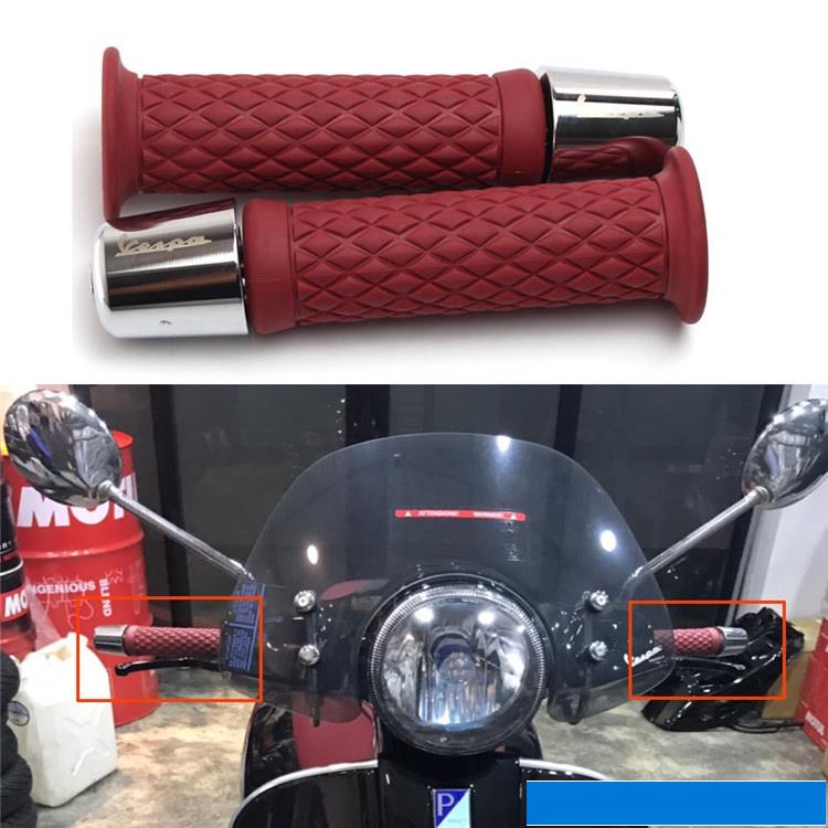 配件熱銷好貨✳適用VESPA GTS GTV LX LT全系通用加重平衡端子 手把堵 手把膠 手把套/-汽配