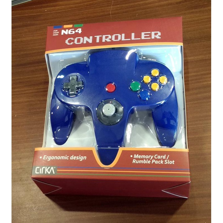 新品！N64日版周邊- 副廠高品質手把 控制器 藍色（瘋電玩）.