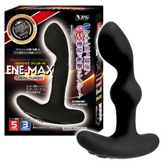 日本NPG＊W機能衝擊變頻震動G點刺激按摩棒 ENE-MAX史上最強5x3後庭震棒