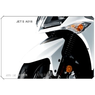 彩貼藝匠 JET S／SR／SL 125／SL+ 158（通用）前土除 拉線A018（一對）3M反光貼紙 螢光貼